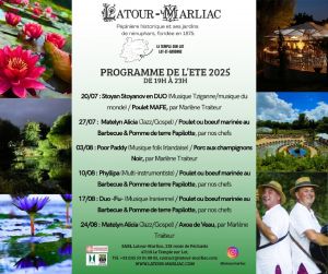 Latour-Marliac - soirées 2025